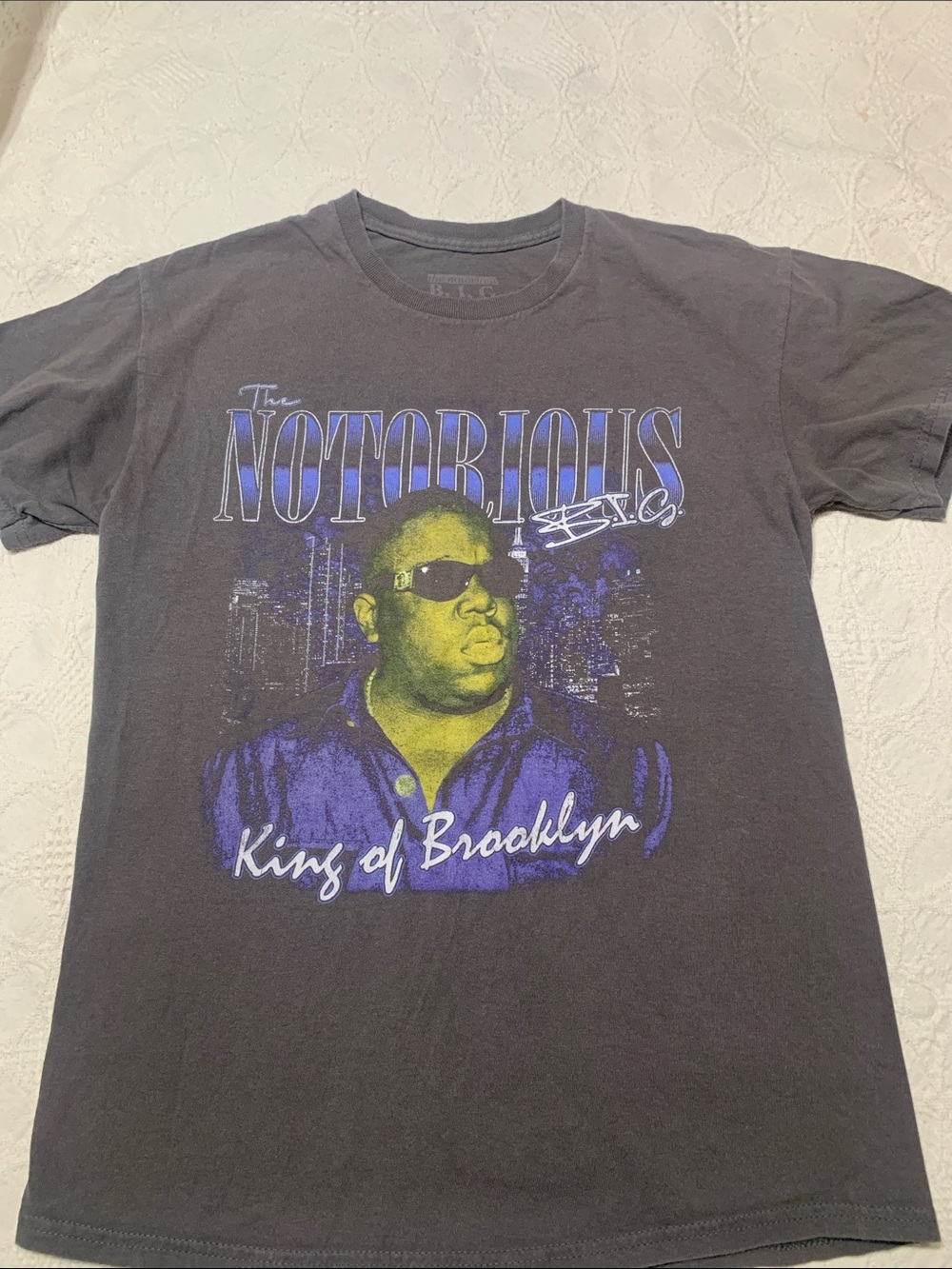 Notorious B.I.G. Black Graphic Short Sleeve Tee